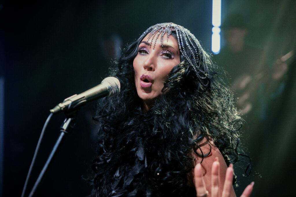 Rachael Hawnt performing in The Shoop Shoop Show – Cher tribute show
